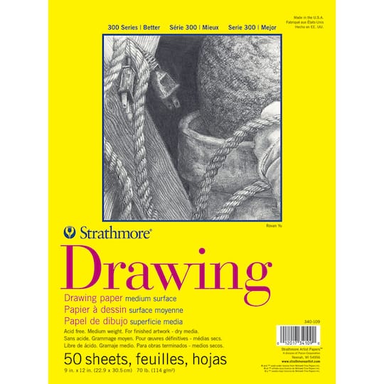 Strathmore® 300 Series Drawing Paper Pad